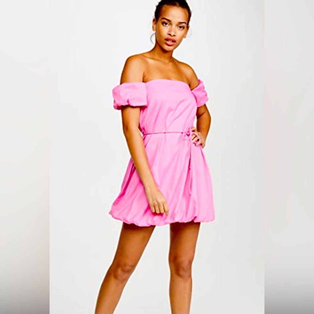 STAUD Ash Dress in Wild Orchid Pink, Size 4